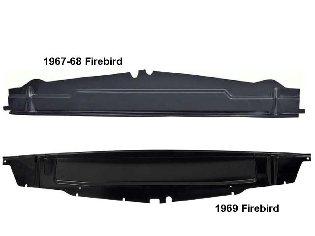 Baffle Panel: 67-8 Firebird or 69 Firebird